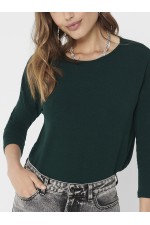 ONLGLAMOUR 3/4 TOP JRS NOOS - ΠΡΑΣΙΝΟ