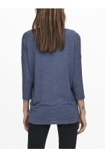 ONLGLAMOUR 3/4 TOP JRS NOOS - ΜΠΛΕ