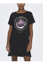 ONLLUSY LIFE DRESS S/S JRS NOOS - ΓΚΡΙ