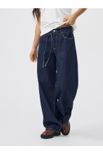 ONLGIANNA MW STRAIGHT DNM DOT630 NOOS - ΜΠΛΕ