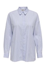ONLRIMINI LIFE LS SHIRT MOCH WVN - ΛΕΥΚΟ