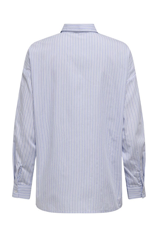 ONLRIMINI LIFE LS SHIRT MOCH WVN - ΛΕΥΚΟ