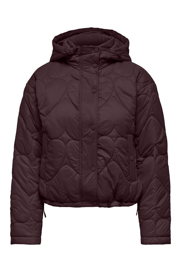 ONLTAHIA LW HEART HOOD JACKET CC OTW - ΜΩΒ