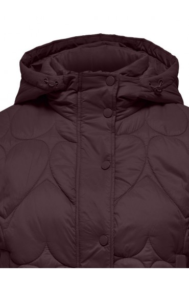 ONLTAHIA LW HEART HOOD JACKET CC OTW - ΜΩΒ
