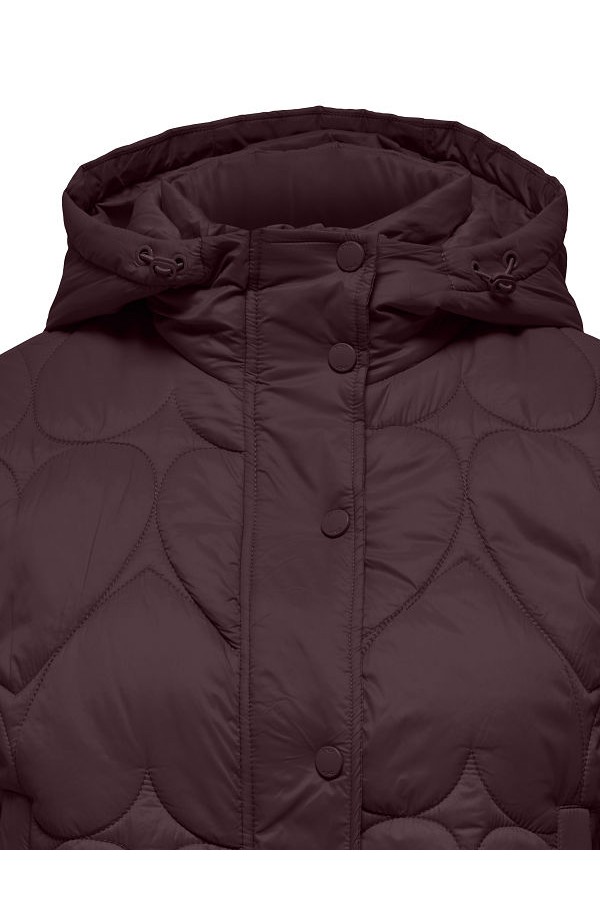 ONLTAHIA LW HEART HOOD JACKET CC OTW - ΜΩΒ