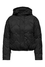 ONLTAHIA LW HEART HOOD JACKET CC OTW - ΜΑΥΡΟ