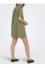 ONLMARA S/S POCKET DRESS JRS NOOS - ΧΑΚΙ