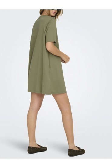 ONLMARA S/S POCKET DRESS JRS NOOS - ΧΑΚΙ