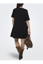 ONLMARA S/S POCKET DRESS JRS NOOS - ΜΑΥΡΟ