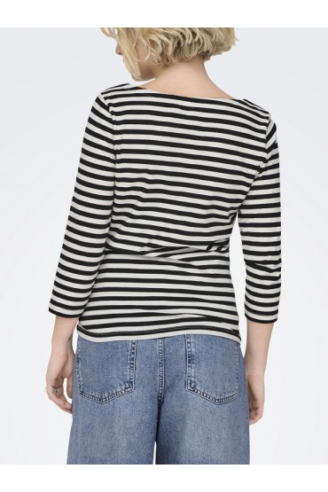 ONLFIFI 3/4 PRINTED TOP CS JRS - ΛΕΥΚΟ
