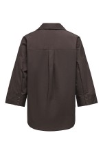 ONLSAJA KERI 3/4 SHIRT WVN - ΚΑΦΕ
