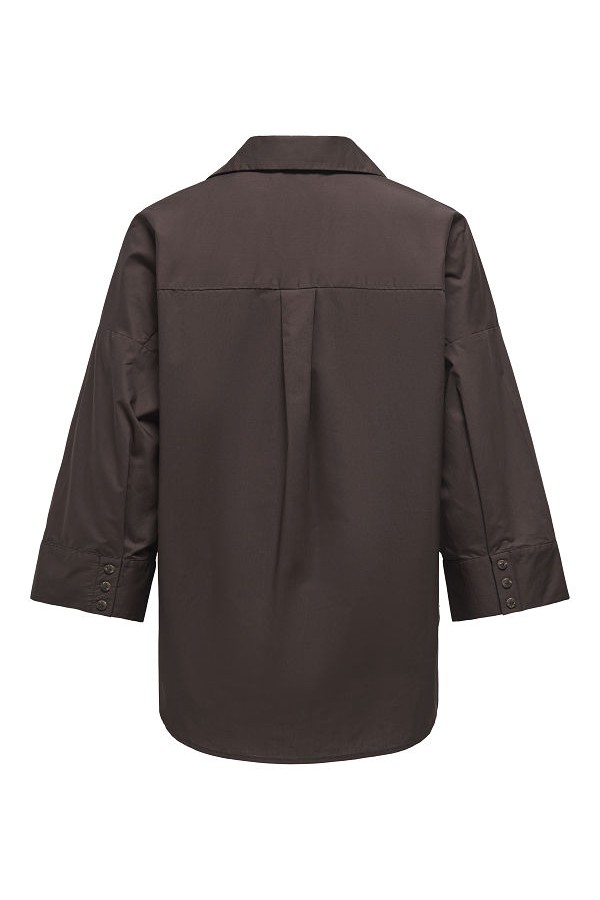 ONLSAJA KERI 3/4 SHIRT WVN - ΚΑΦΕ