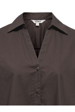 ONLSAJA KERI 3/4 SHIRT WVN - ΚΑΦΕ