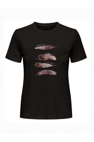 ONLKITA S/S TEE CEN CS JRS - ΜΑΥΡΟ
