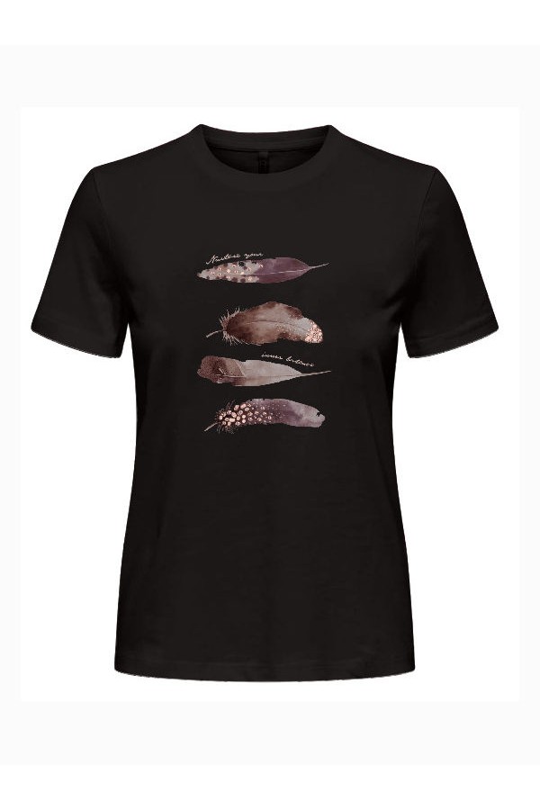 ONLKITA S/S TEE CEN CS JRS - ΜΑΥΡΟ