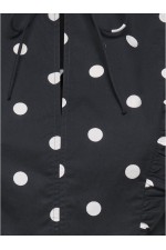 ONLKAI S/L PEPLUM FRILL WVN - ΜΑΥΡΟ