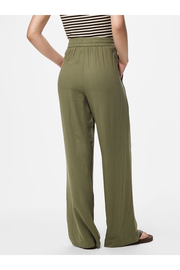 PCPIA HW WIDE PANTS WVN NOOS - ΠΡΑΣΙΝΟ