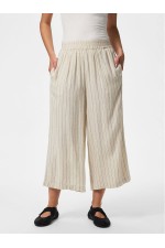 PCPIA LINEN BLEND HW CULOTTE WVN NOOS - ΜΠΕΖ
