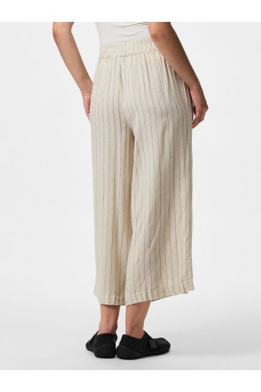 PCPIA LINEN BLEND HW CULOTTE WVN NOOS - ΜΠΕΖ