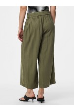 PCPIA LINEN BLEND HW CULOTTE WVN NOOS - ΠΡΑΣΙΝΟ