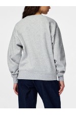 PCCHILLI LS LOOSE SWEAT NOOS BC - ΓΚΡΙ