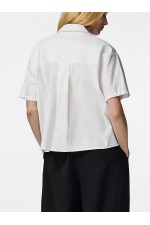 PCMELIA SS SHIRT WVN NOOS BC - ΛΕΥΚΟ