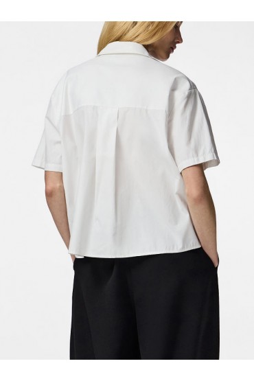 PCMELIA SS SHIRT WVN NOOS BC - ΛΕΥΚΟ