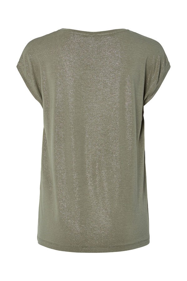 PCALICE SS GLITTER TEE JRS NOOS BC - ΧΑΚΙ