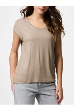 PCALICE SS GLITTER TEE JRS NOOS BC - ΜΠΕΖ