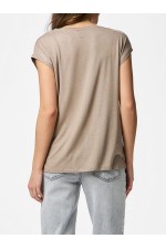 PCALICE SS GLITTER TEE JRS NOOS BC - ΜΠΕΖ