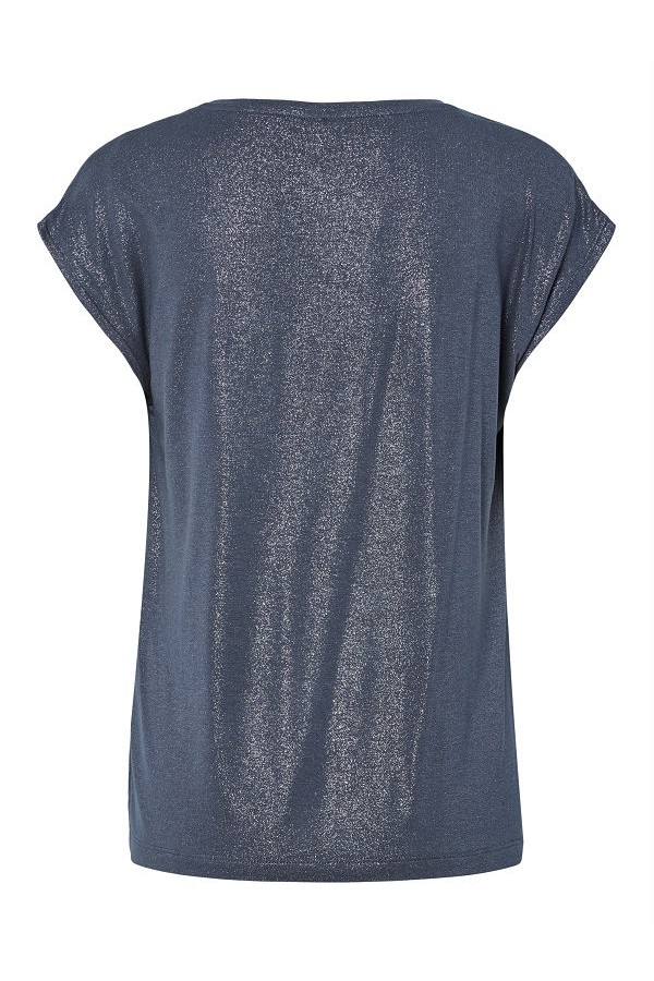 PCALICE SS GLITTER TEE JRS NOOS BC - ΜΠΛΕ