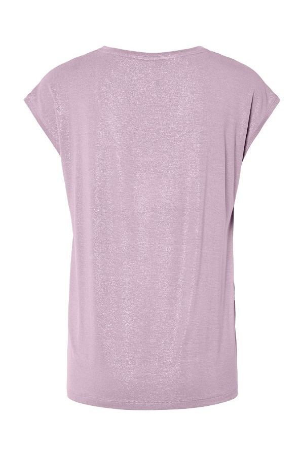 PCALICE SS GLITTER TEE JRS NOOS BC - ΡΟΖ