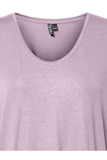 PCALICE SS GLITTER TEE JRS NOOS BC - ΡΟΖ