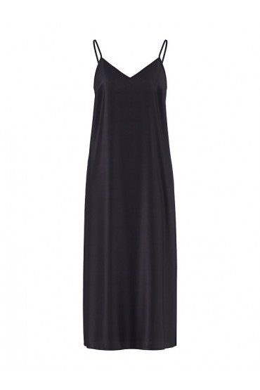 PCJESSA SINGLET ANKLE DRESS NOOS WVN - ΜΑΥΡΟ