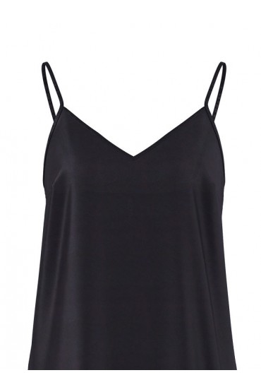 PCJESSA SINGLET ANKLE DRESS NOOS WVN - ΜΑΥΡΟ