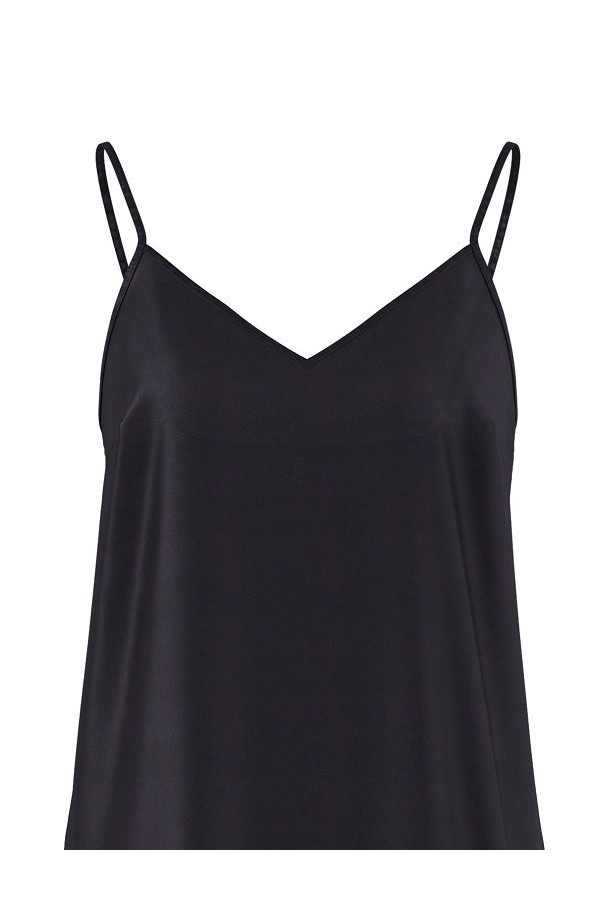 PCJESSA SINGLET ANKLE DRESS NOOS WVN - ΜΑΥΡΟ