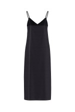 PCJESSA SINGLET ANKLE DRESS NOOS WVN - ΜΑΥΡΟ