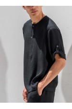 T-SHIRT VITTORIO - ΜΑΥΡΟ