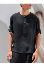 T-SHIRT VITTORIO - ΜΑΥΡΟ