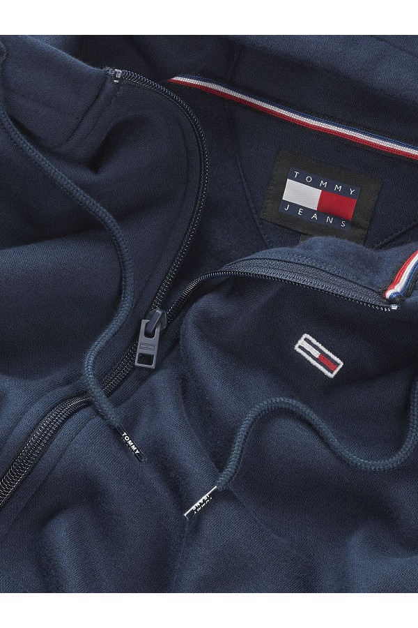 TJM REG S FLAG ZIP THRU - ΜΠΛΕ