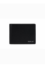 REPLAY WALLET MENS - ΜΑΥΡΟ