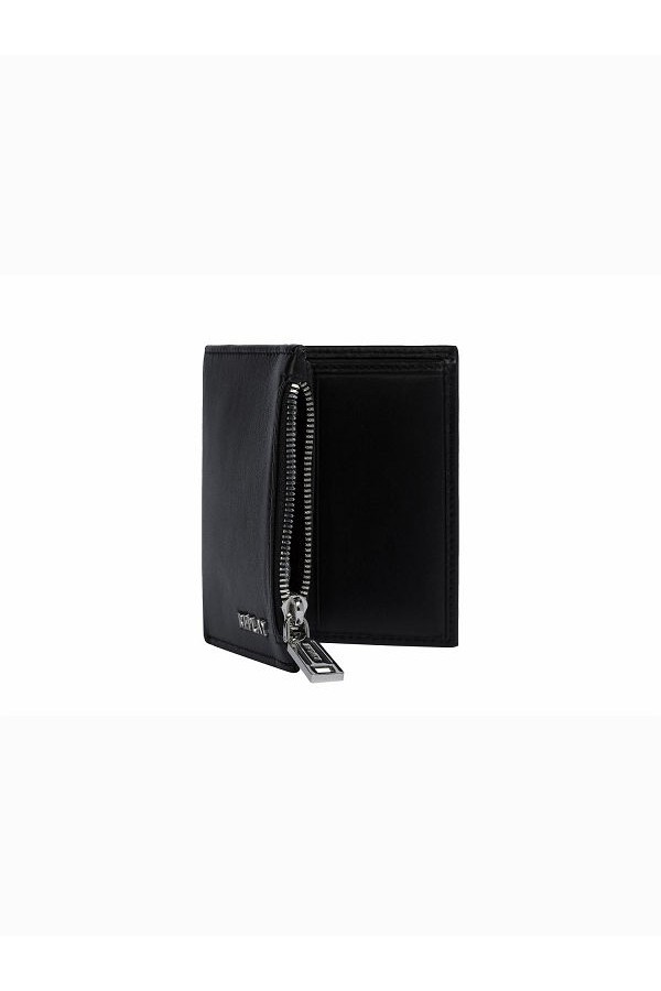 REPLAY WALLET MENS - ΜΑΥΡΟ