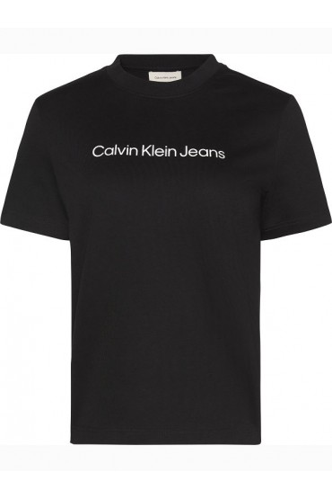 A-INST LOGO CLASSIC TEE SS - ΜΑΥΡΟ