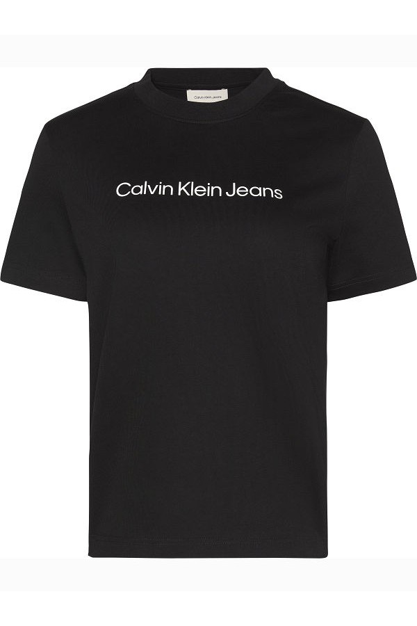 A-INST LOGO CLASSIC TEE SS - ΜΑΥΡΟ