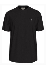 SS CLASSIC MONOGRAM TEE - ΜΑΥΡΟ
