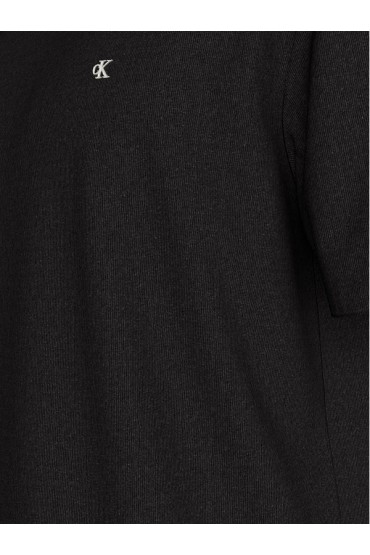 SS CLASSIC MONOGRAM TEE - ΜΑΥΡΟ