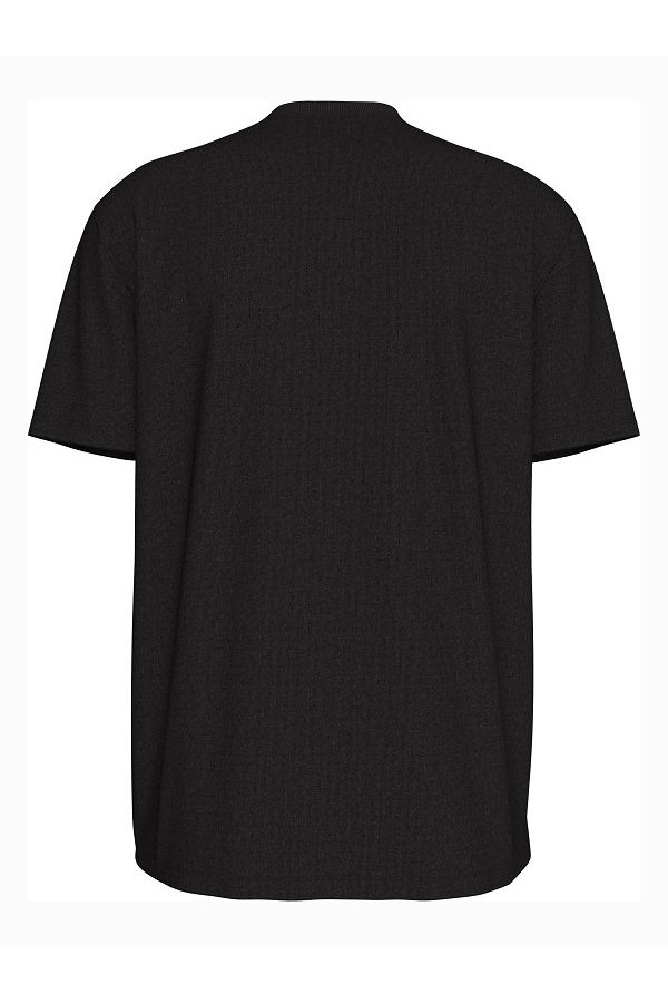 SS CLASSIC MONOGRAM TEE - ΜΑΥΡΟ
