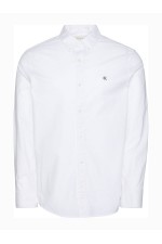 LS SOLID OXFORD CLASSIC SHIRT - ΛΕΥΚΟ