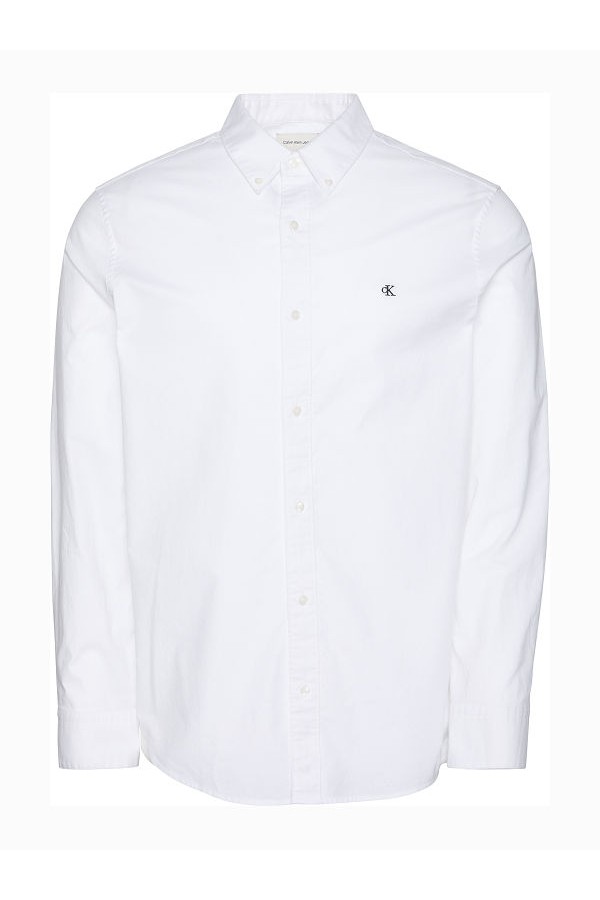 LS SOLID OXFORD CLASSIC SHIRT - ΛΕΥΚΟ