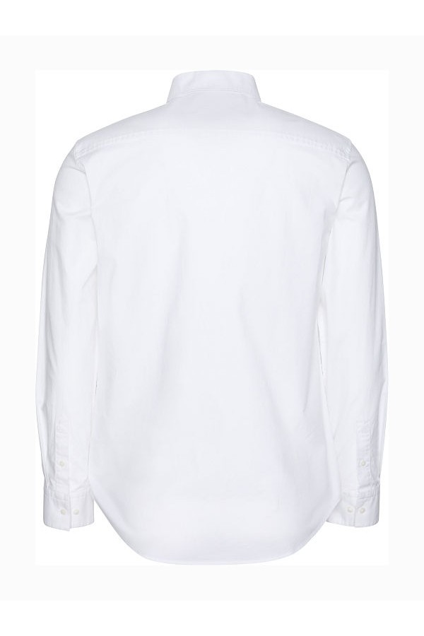 LS SOLID OXFORD CLASSIC SHIRT - ΛΕΥΚΟ